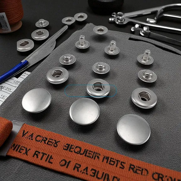 Snaps Fasteners 11/16" Stainless Alpha 17 mm 27L  Set Of 4 ERCA0017P