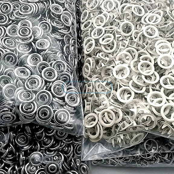 Bebe Çıtçıtı 9,5 mm Bej Renk Paslanmaz Delikli Klikıt Çıtçıt 250 Adet/Pk C0095DPPKBEJ