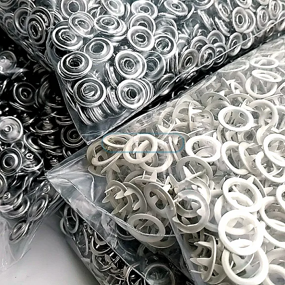 Bebe Çıtçıtı 9,5 mm Bej Renk Paslanmaz Delikli Klikıt Çıtçıt 250 Adet/Pk C0095DPPKBEJ