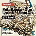 Metal Bağucu 2 cm Boy - 4,5 mm Girişli 50 Ad/Paket E 2092PROMO