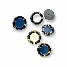 Ceket ve Hırka Düğmesi Mineli Ayaklı Düğme 25 mm- 40 Boy  E 515 AW2223