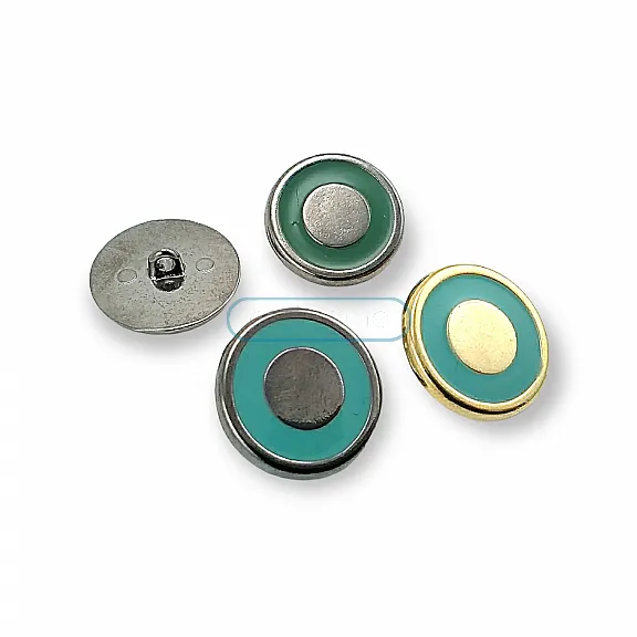 Kaplamlı Ayaklı Kol Düğmesi 15mm- 22 boy- E 2136