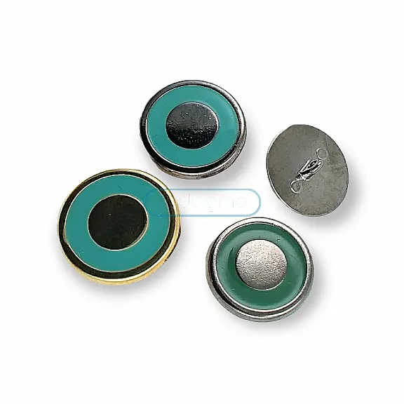 Kaplamlı Ayaklı Kol Düğmesi 15mm- 22 boy- E 2136