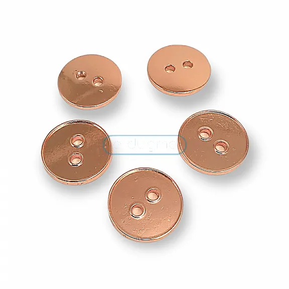 Mineli İki Delikli Metal Düğme 18 mm - 28 boy Ceket Hırka kaban Düğmesi E 1547