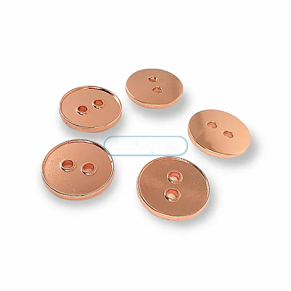 Mineli İki Delikli Metal Düğme 18 mm - 28 boy Ceket Hırka kaban Düğmesi E 1547