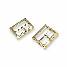 3.2 cm Metal Desenli Kemer Tokası E 483