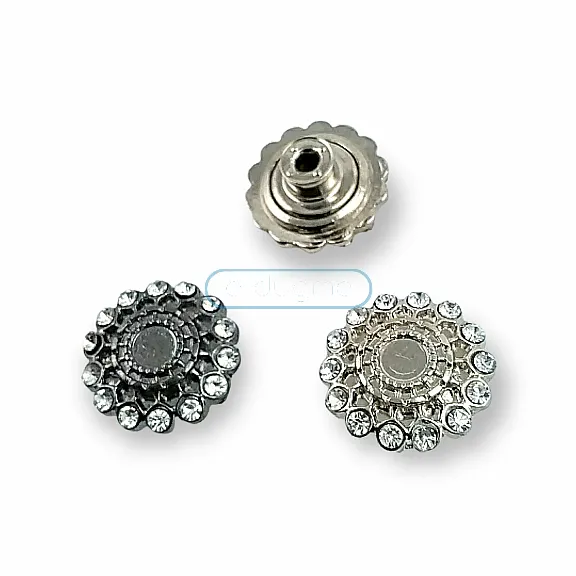 Kot Düğme 20 mm 32 Boy Mineli veya Taşlı Kot Düğmesi E 1032