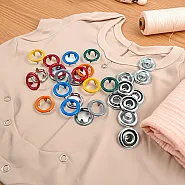 9,5 mm Renkli Delikli Klikıt Çıtçıt Bebe Çıtçıtı (1 Gross) C0012