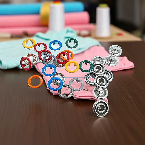 9,5 mm Renkli Delikli Klikıt Çıtçıt C0012