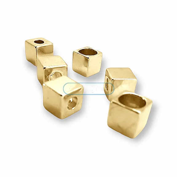 Inlet 4 mm Cord End for Clothing Cube Shaped Metal length 7.8 mm PBB002 Inlet 4 mm Cord End for Clothing Cube Shaped Metal length 7.8 mm PBB002
