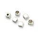 Inlet 4 mm Cord End for Clothing Cube Shaped Metal length 7.8 mm PBB002 Inlet 4 mm Cord End for Clothing Cube Shaped Metal length 7.8 mm PBB002
