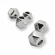 Cord End Cubic Bead Shape length 9 mm Inlet 5 mm - 0,20" PBB006