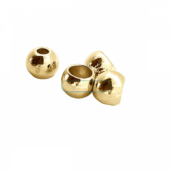 Cord End Spherical Shape Bead Connector length 8 mm Inlet 4 mm PBB007 Cord End Spherical Shape Bead Connector length 8 mm Inlet 4 mm PBB007