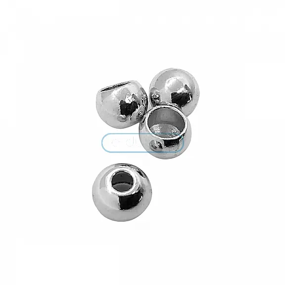 Cord End Spherical Shape Bead Connector length 8 mm Inlet 4 mm PBB007 Cord End Spherical Shape Bead Connector length 8 mm Inlet 4 mm PBB007