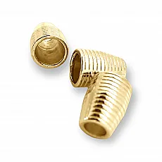 Bağucu Dairesel Desenli boy 13 mm Giriş 5 mm Çan Şekil PBB009