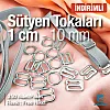 Bra Accessories 10 mm - 0,39" Strap Adjustment Buckle Hook and Ring 250 Pcs/Pack CGT003T10