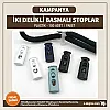 Plastic Stopper with Two Holes 4 mm Hole Diameter 100 Adet/Packet  H005014Promo