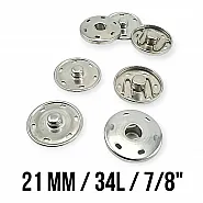 21 mm 34 boy Dikme Çıtçıt Düğme Pirinç Paslanmaz ERD210PR