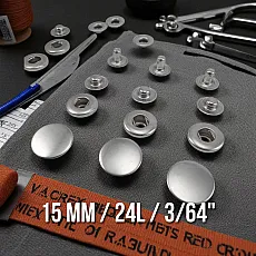 15 mm Alfa Paslanmaz Çıtçıt 54 Sistem 4 lü Takım ERCA0015P