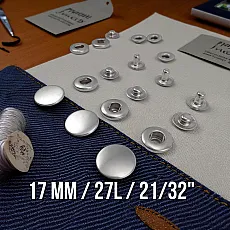 17 mm Alfa Paslanmaz Çıtçıt 54 Sistem 4 lü Takım ERCA0017P