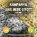 9,5 mm Prong Snaps Fastener Limon Wellow Baby Snap Buttons 3/8" Stainless 250 Pcs/Pk C0095DPPKLSari