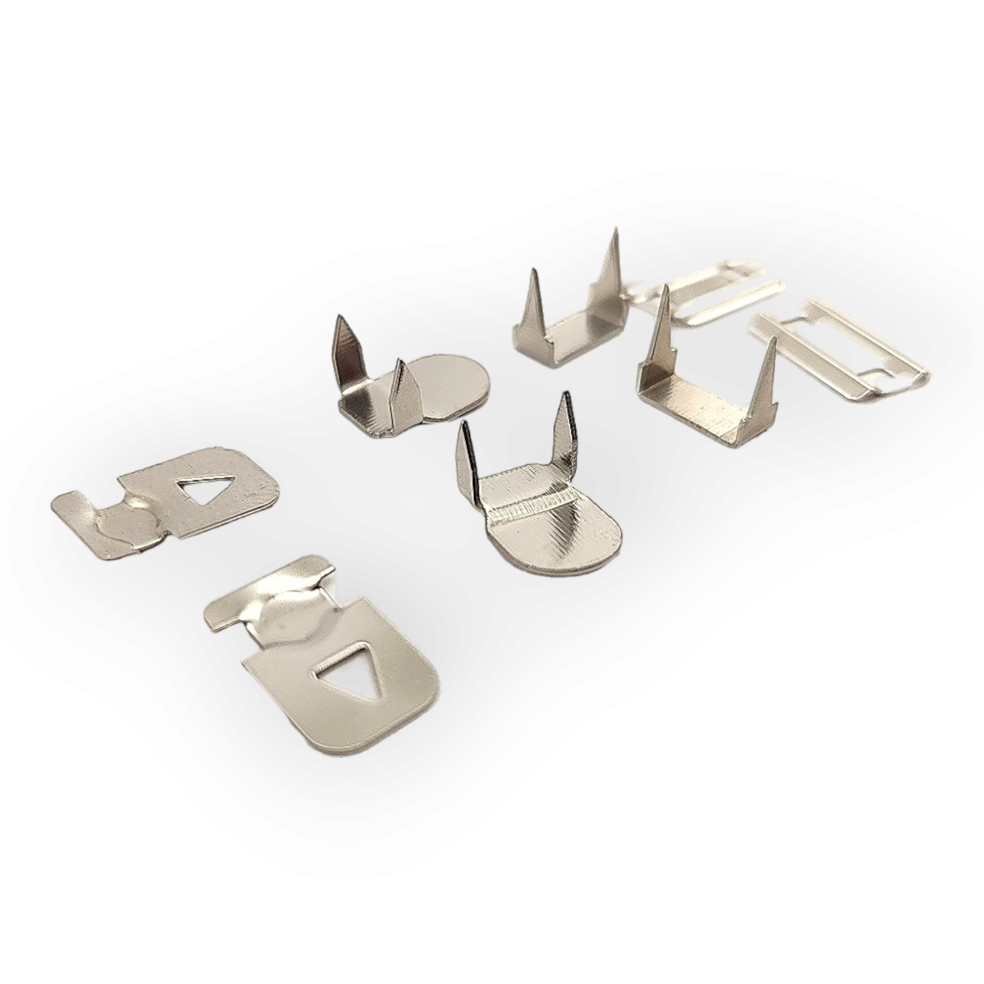 Brass trouser waistband hook-and-bar fastening set Brass trouser waistband hook-and-bar fastening set