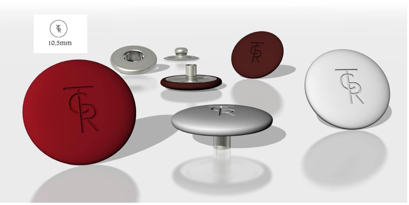 Color Options fo Stainless Steel Snap Buttons